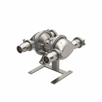 GRACO Double Diaphragm Pump: Stainless Steel, 3 in, Tri-Clamp, 130 gpm, 277 ft Max. Head - FDA-Compliant AODD Pumps