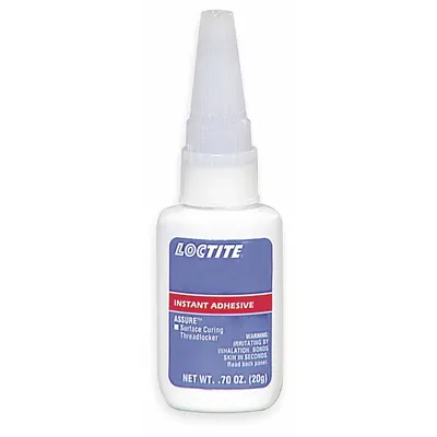 LOCTITE Instant Adhesive: 415, Metals, 1 fl oz, Bottle, Clear, Thick Liquid - Instant Adhesives for Metals