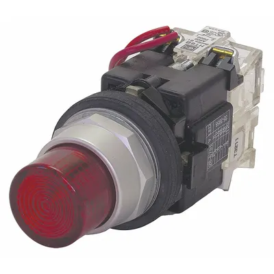 EATON Illuminated Push Button: Illuminated, Extended Profile, Metallic, 30 mm - Illuminated Extended-Length Push Buttons