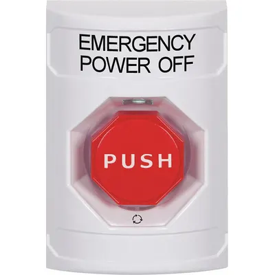 SAFETY TECHNOLOGY INTERNATIONAL Exit Push Button: 4 7/8 in Ht, 3 3/16 in Dp, 3 1/4 in Wd - Emergency Push Buttons