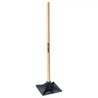 TRUE TEMPER Dirt Tamper: Steel Blade, 8 in Wd, 8 in Blade, Wood Handle, 42 in Lg, Straight Handle (MPN 11334GR)