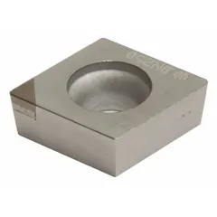 Diamond indexable turning insert for precision machining of non-ferrous materials. Suitable for high-speed turning operations requiring fine surface finish and dimensional accuracy. Commonly used in finishing applications on aluminum alloys and composites.