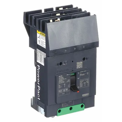SQUARE D Molded Case Circuit Breaker: 20 A Amps, 100kA at 120/240V AC, Fixed, ABC - B-Frame Square D Molded Case Circuit Breakers