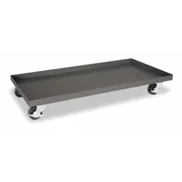 APPROVED VENDOR Cabinet Dolly: 1,000 lb, Gray, 6 in H x 37 in W x 25 in D, 5 in Lowered Ht (MPN 1UFC8)