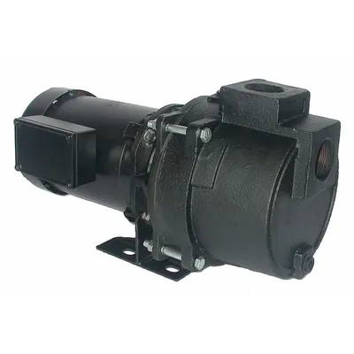 DAYTON Sprinkler Pump: Self-Priming, 208-230/460V AC, 1 hp, 40 psi Shut Off - 1/2 to 1 HP Self-Priming Sprinkler Pumps