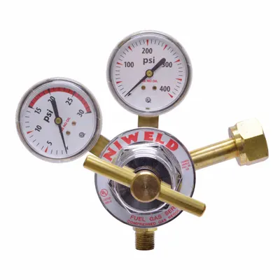 UNIWELD Regulator MD 1-Stage Acetylene CGA300: Single Stage, CGA 300 Inlet - Fuel Gas Regulators