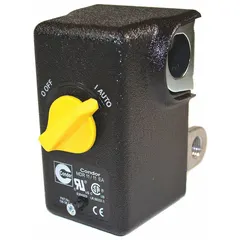 This pressure switch from Chicago Pneumatic is designed for pneumatic systems to monitor and control air pressure. It is commonly used in applications such as compressors, actuators, and industrial machinery to ensure safe and efficient operation.