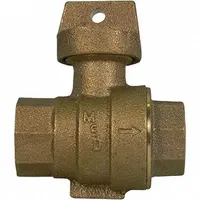 A.Y. MCDONALD Stop and Waste Valve: 1 in Pipe Size, FNPT x FNPT, 150 psig Max Op Pressure, Tee (MPN 76001 1")