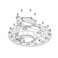 LIBERTY PUMPS Cover: Mfr Part # K001436, Includes Mounting Screws, 2 in Connection Thread Dia, NPT