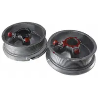 AMERICAN GARAGE DOOR SUPPLY Cable Drum: Aluminum, 265 lb Load Rating - Max, 4 in Outside Dia, 2 PK (MPN 400-8S)