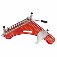 ROBERTS Vinyl Tile Cutter: 18 in Cutting Lg - Straight, 12 in Cutting Lg - Diagonal, Steel, Steel (MPN 10-918)