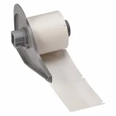 Wraparound Label: 1 1/2 in x 2 in, 2 in, Vinyl, White (Matte), For 10 AWG to 4 AWG Wire Gauge (MPN M7-107-427). Key specifications — Printer Series Compatibility: M710; Recommended Ribbon: M7-R4300.