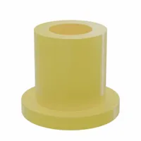 BUNTING BEARINGS Flanged Sleeve Bearing: PTFE, 3/8 in Bore, 5/8 in OD, 3/4 in Overall Lg, Yellow (MPN BJ5F061006)
