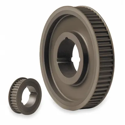 CONTINENTAL Pulley: Curvilinear, Bushed, For 12 mm Belt Wd, 22 Teeth, 8 mm Pitch - GT Section Taper Lock Bushed Timing Pulleys