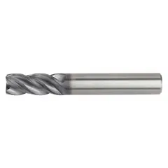 Carbide square end mill with AlTiN coating and 4-flute design for fast cutting of steel and cast iron. Mill diameter 11 mm, length of cut 26 mm, overall length 83 mm. Suitable for general milling operations in machining applications.