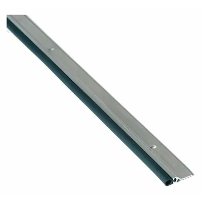 NATIONAL GUARD Metal Leaf Weatherstripping with Silicone Bulb Insert