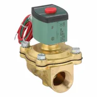 REDHAT Solenoid Valve: 2-Way, Normally Closed, 1 in Pipe Size, 120V AC, Watertight, High Flow (MPN 8210G054)