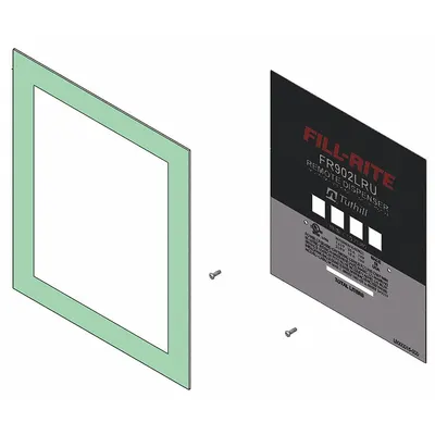 FILL-RITE Faceplate Kit: Faceplate Kit, Fill-Rite (MPN KIT902LRUFP) - Pumps
