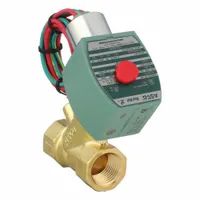 REDHAT Solenoid Valve: 2-Way, Normally Closed, 1/2 in Pipe Size, 220V AC/240V AC, Watertight (MPN 8210G015)