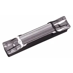 This indexable grooving insert is designed for precision grooving, cutoff, and profiling operations in CNC lathes and machining centers. It features a geometry for stable chip control and is made from advanced carbide grade PR1225, suitable for medium to heavy cutting conditions.