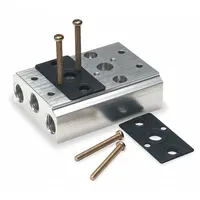 Manifold Kit: 2 Valve Ports, Side-Ported Body, 15°F to 122°F, 45 psi to 140 psi, Female 1/4 in NPT (MPN M26M02-02)