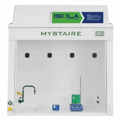 MYSTAIRE Filtered Workstation: Isola EDGE, 72 in Overall Wd, 53 in Overall Ht - Light Duty Ductless Fume Hoods & Enclosures
