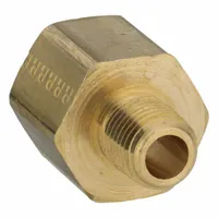 PARKER Metal Pipe Straight: Straight, 1/2 in x 1/4 in, Female NPT Threaded x Male NPT Threaded (MPN 222P-8-4)