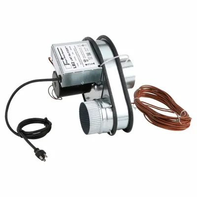 TJERNLUND In-Line Duct Fan: 160 cfm Max., 4 in Duct, 7.5 W, 120V AC, 1 Ph - Dryer Inline Duct Fans