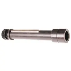 This arbor is a replacement component for FEIN power tools. It is used to mount accessories such as cutting, grinding, or sanding attachments. Typical applications include metalworking, fabrication, and construction tasks requiring secure accessory attachment.
