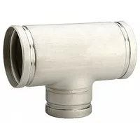 Metal Pipe Tee: A536 65-45-12 Stainless Steel, 3 in x 3 in x 1 1/2 in, 3 in Lg, EPDM, 300 psi (MPN 1330007980)