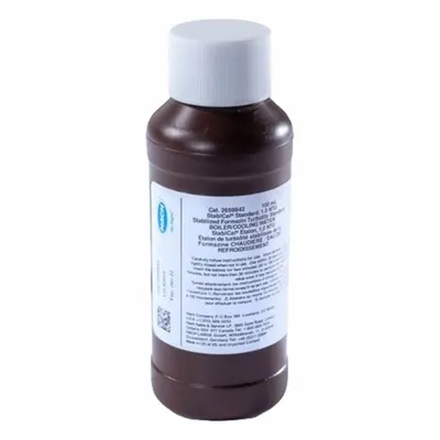 HACH Turbidity Standard: Lab, 100 mL Volume, Semi-Solid, 0.1 NTU/<0.1 NTU, Bottle - Turbidity Standards