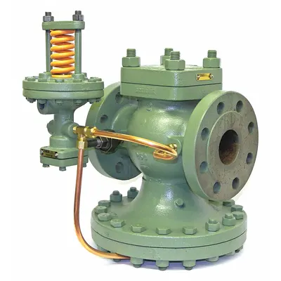 SPENCE Pressure Regulator: 125 Flange x 125 Flange, 6 in x 6 in, Cast Iron, 10 psi to 100 psi - Cast Iron General Purpose Pressure Regulators