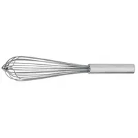 CRESTWARE Whip: 18 in Overall Lg, Stainless Steel Handle, Silver Handle, Silver (MPN FW18)