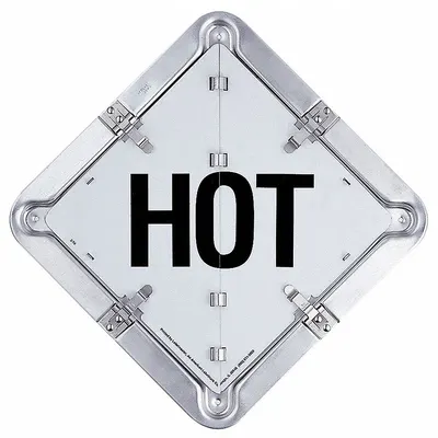 LABELMASTER Full Frame Trailer Flip Placard Holder, 17 3/4 x 17 3/4 in - Flipcharts