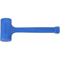 Dead Blow Hammer: Steel Handle, 4 lb Head Wt, 2 5/8 in Hammer Face Dia, 14 in Overall Lg (MPN 22PN70)