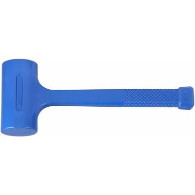 WESTWARD Dead Blow Hammer: Steel Handle, 4 lb Head Wt, 2 5/8 in Hammer Face Dia - Standard Dead-Blow Hammers
