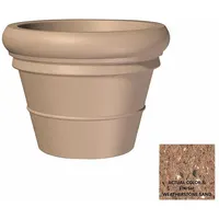 Planter Bollard: Circle, Beige, 36 in Overall Ht, Round Shape, Beige (MPN TF4123W22)