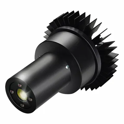 VISUAL WORKPLACE Projector, light marking, signals: Safety Sign, Caution Forklift, Yellow - LED Projectors with Image Disks