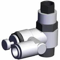 SMC Piloted Non-Return Valve: Universal Fitting, Knurled, 1/2 in Valve Body Size, Meter Out (MPN ASP630F-F04-12S)