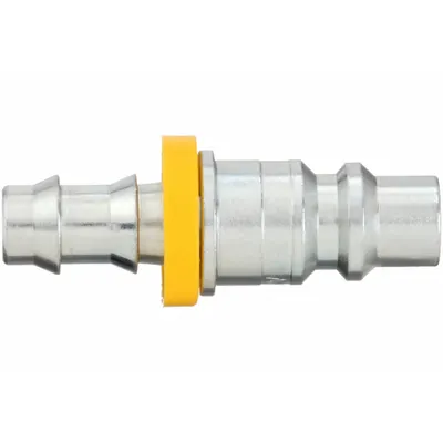 AMFLO Quick Connect Air Couplings: 3/8 in Body Size, 3/8 in Hose Fitting Size - Industrial Interchange Steel Quick-Connect Air Coupling Plugs