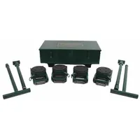 HILMAN ROLLERS Machine Roller Kit: 80,000 lb, 5 1/4 in Deck Ht, 5 7/8 in L x 5 7/8 in W, (4) Rollers (MPN KRS-40-SLP)