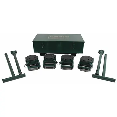 HILMAN ROLLERS Machine Roller Kit: 80,000 lb, 5 1/4 in Deck Ht, 5 7/8 in L x 5 7/8 in W - Machine Roller Kits