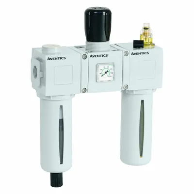 NUMATICS Filter/Regulator/Lubricator Assembly: 1/2 in NPT, 2,290 lpm, 10 bar Max Op Pressure - Numatics Filter, Regulator & Lubricators (FRLs)