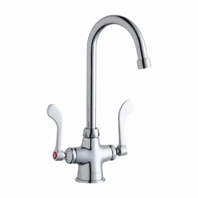 ELKAY LK500GN05T4 Centerset Kitchen Faucet, Brass, 1.5 gpm - Centerset Kitchen Faucets