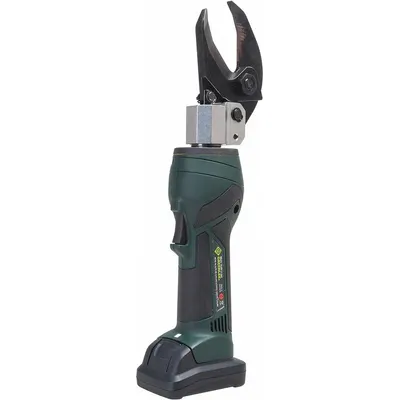 GREENLEE Cordless Cable Cutter: 10.8V, 1 1/4 in Fine Stranded Copper Cable, Inline - Greenlee Cable Cutters