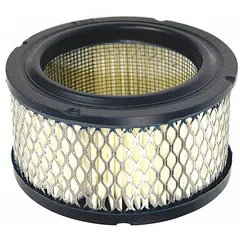 Replacement pleated paper filter element for compressed air systems. Measures 3 in inside diameter, 4 3/8 in outside diameter, and 2.31 in overall height. Removes particulates from compressed air to protect downstream pneumatic equipment.