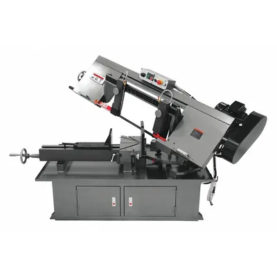 JET Band Saw: 10 in x 18 in, 50 to 275, 60° Left to 45° Right, 13.5 A, 1 Phase - Mitering Semi-Automatic Horizontal Band Saws