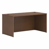 HON Desk Shell: Laminate, Sepia Walnut, 0 Pedestals, 0 Drawers, 60 in Overall Wd, 29 in Overall Ht (MPN HLPLDS6030.LSE1)