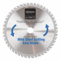 FEIN Circular Saw Blade: 9 in Blade Dia., 48 Teeth, 0.08 in Cut Wd, 1 in Arbor Size, Thick Metal (MPN 63502009540)