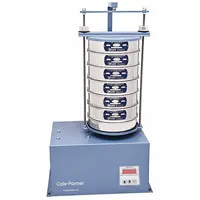 COLE-PARMER Mechanical Sieve Shaker: Orbital, 8 in Sieve Dia Accepted, 6 # of Full Size Sieves Held (MPN SSH-200-SS-15D)